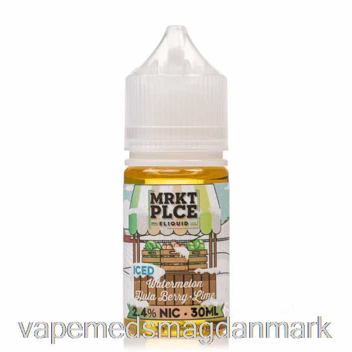 Engangs Vape Danmark Er Vandmelon Hula Berry Lime - Mrkt Salt - 30ml 48mg